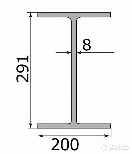 Двутавр 30Ш1