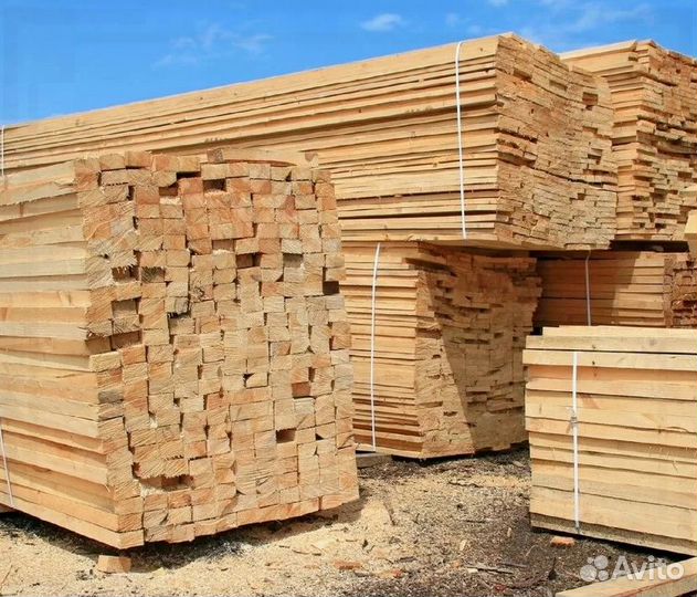 Доска обрезная 1-2 сорт