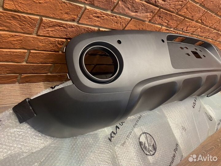 Юбка задняя Kia Soul 2016-2019 Рестайлинг Новая