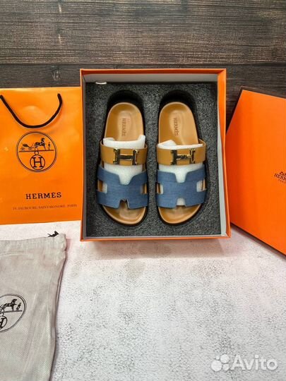 Тапки hermes женские premium