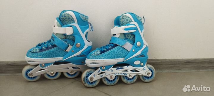 Ролики раздвижные комплект 32-35 размер