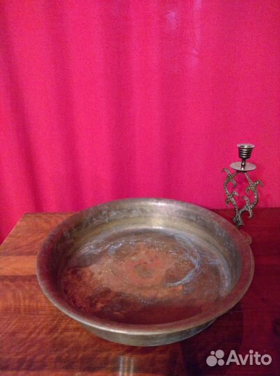 Тазик медный для варки варенья