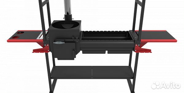 Печь-мангал Искандер-360 Инклайн Эйр NEW + уголь