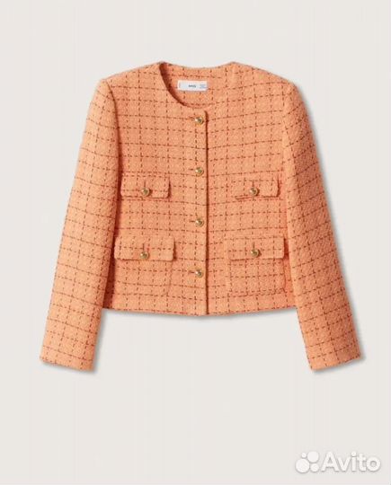 Твидовый жакет mango