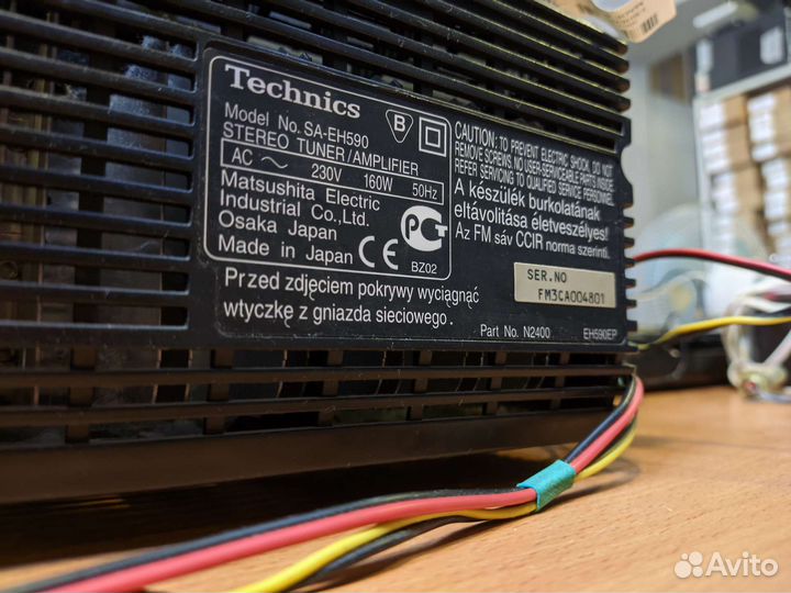 Музыкальный центр Technics SC-EH590, SC-EH290