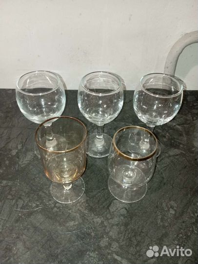 Бокалы, рюмки