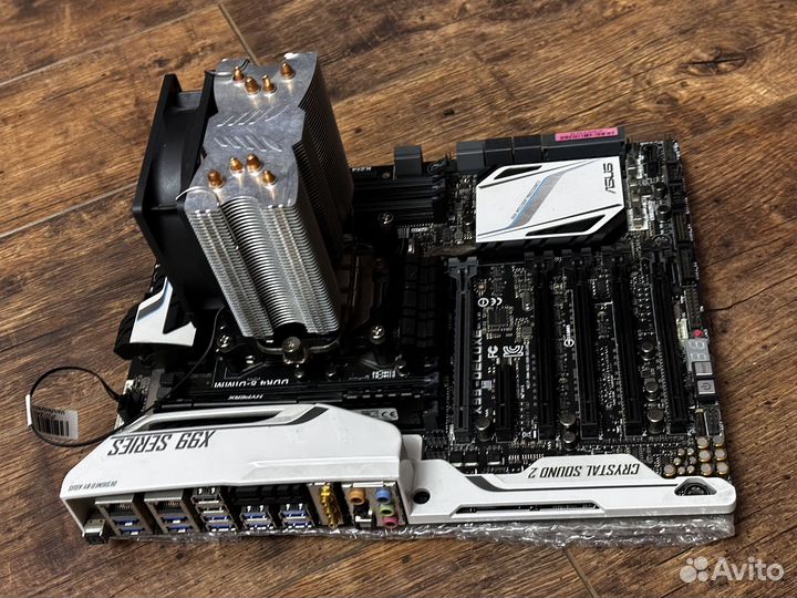 Материнская плата Asus deluxe x99 +CPU, Башня