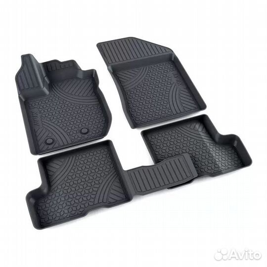 Ковры салона полиур.Xray с вещ. ящиком