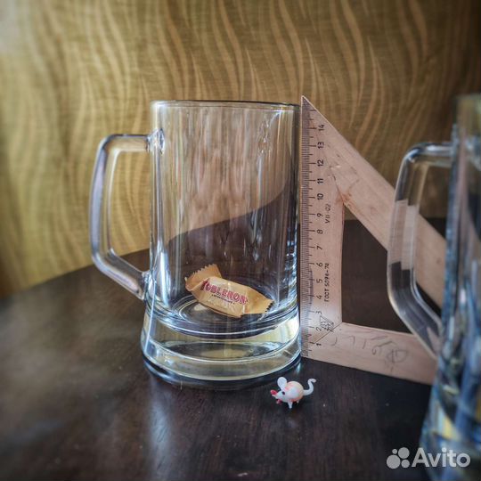 Пивная кружка, пивной бокал стекло Германия