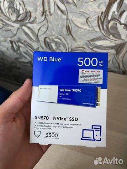 SSD western digital 500 GB новый