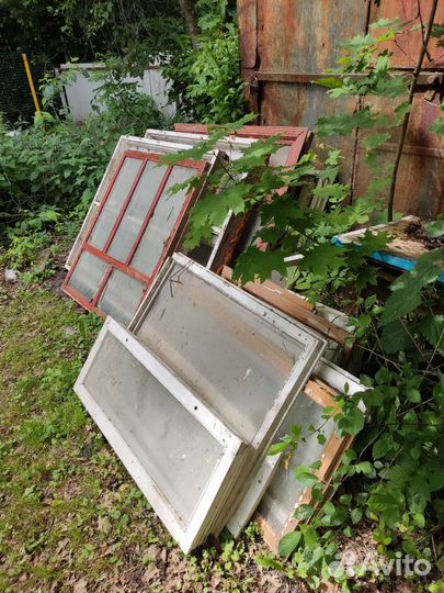 Деревянные оконные рамы бу