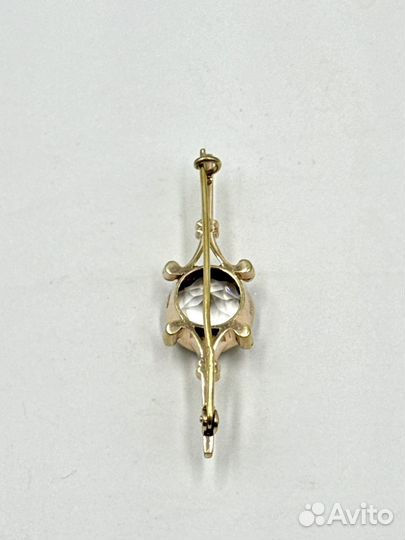 Серебряная брошь