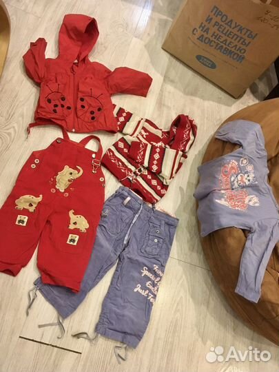 Одежда на девочку 18 месяцев пакетом