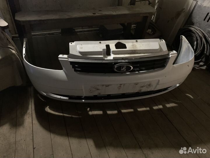 Бампер передний приора