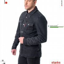 Моторубашка джинсовая fighter, Slim fit