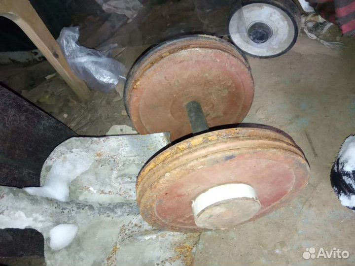 Блины для штанги,Гантели от1 до.16кг СССР