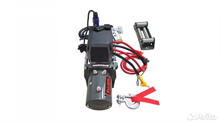 Лебедка Winch 6000lbs (железный трос)