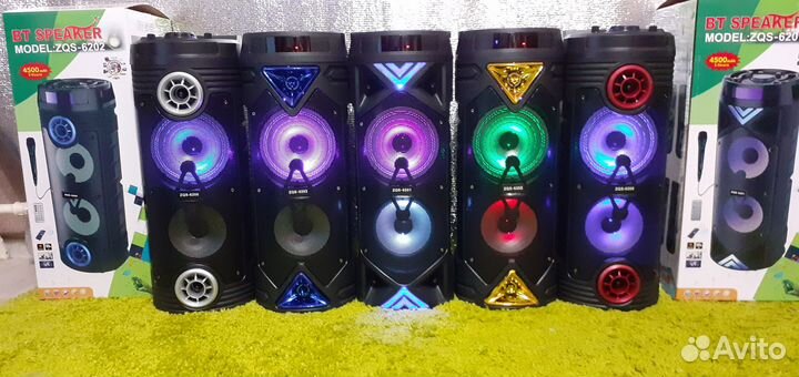 Большая напольная колонка Speaker Pro с караоке