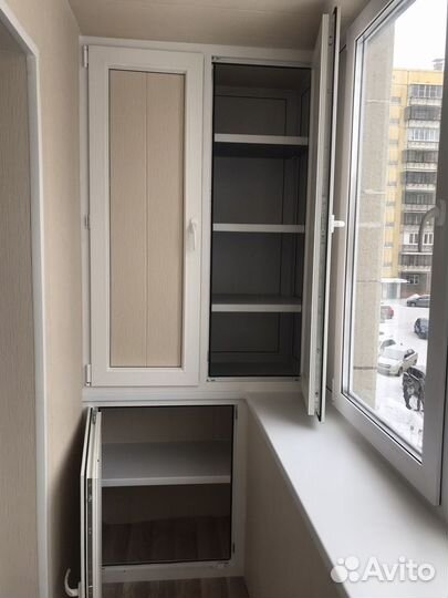 Балкон с отделкой под ключ