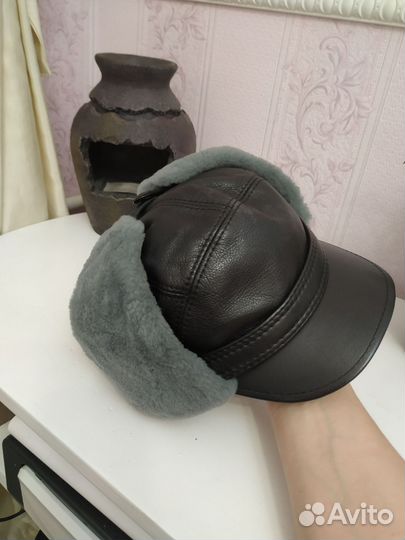 Шапка мутон мужская