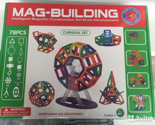 Магнитный конструктор Mag-Building 78