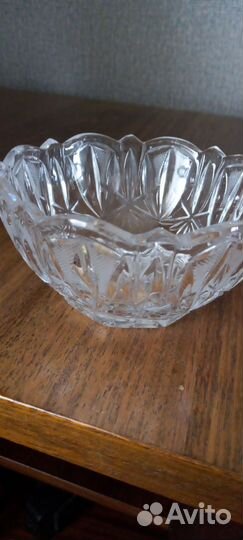 Хрустальный салатник СССР