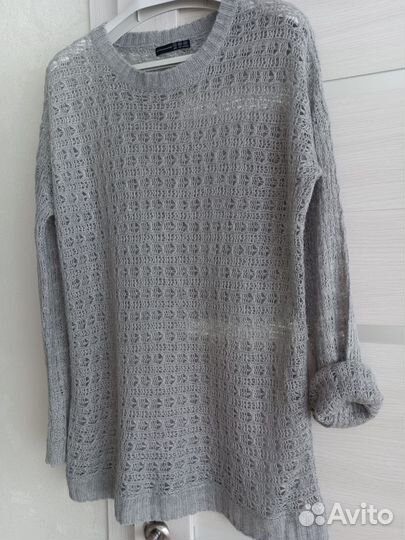 Джемпер женский вязаный оверсайз 46 48