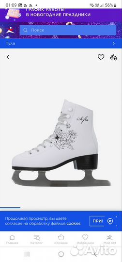 Коньки фигурные детские
