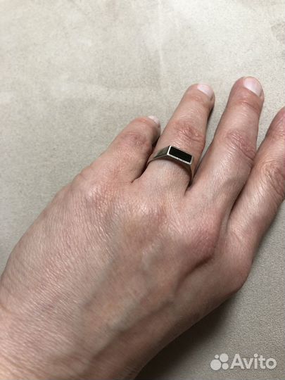 Кольцо серебро