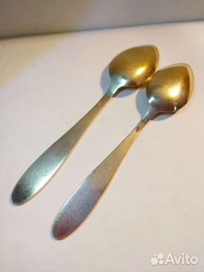 Ложки кофейные. Серебро