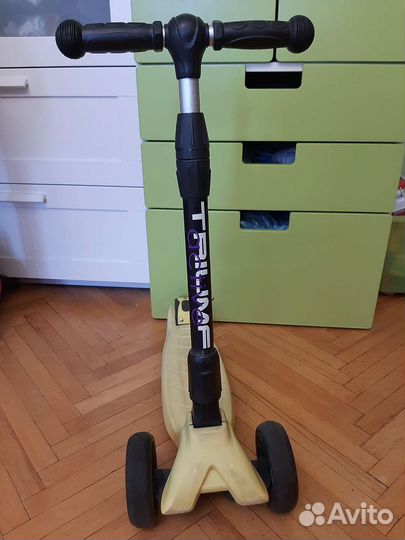 Самокат детский трехколесный Triumf active