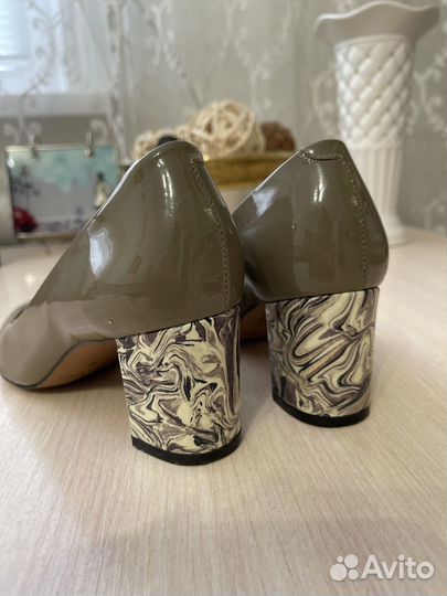 Туфли indiana из натуральной кожи, 36 оливкого цв