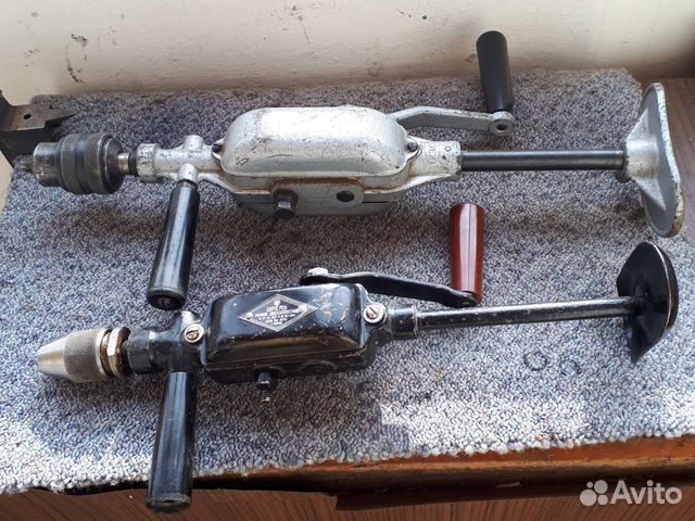 Дрель механическая ручная