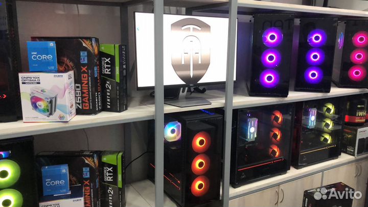 Игровой компьютер i3 10100F/SSD 500Gb/GTX 1050Ti 4