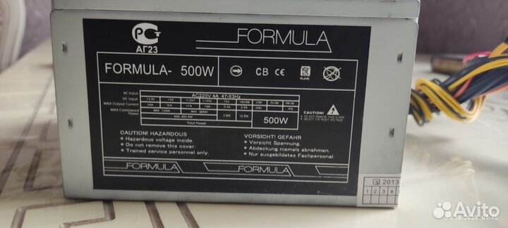 Блок питания Formula 500W