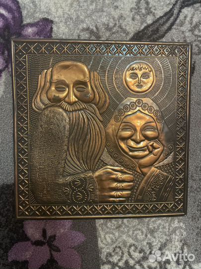 Чеканка медная СССР