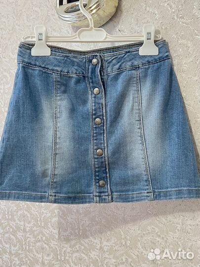 Юбка джинсовая для девочки zara