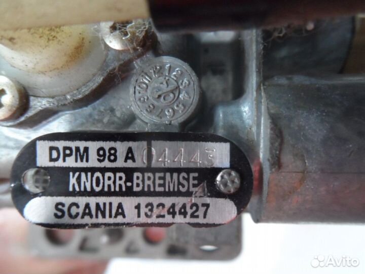 Кран ручного тормоза scania 116098