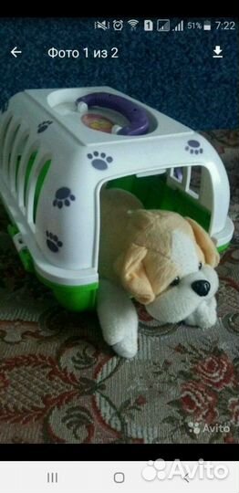 Собачка в переноске