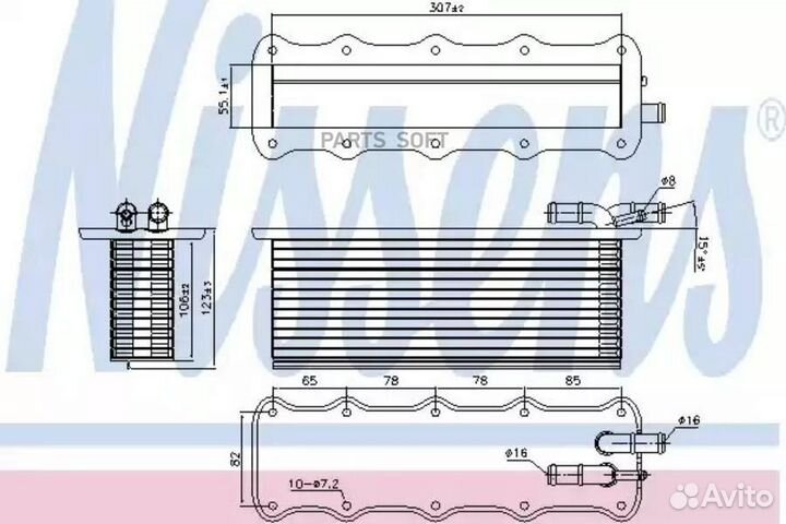 Интеркулер VW polo (2009) 1.4 bluemotion