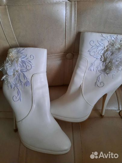 Свадебные полусапожки
