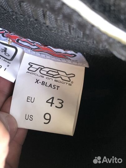 Мотоботы кроссовые 43 tcx x-blast boots