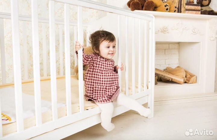 Детская кровать с матрасом 140х70