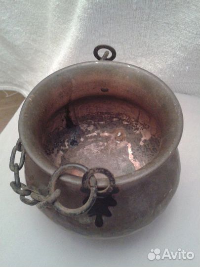 Кувшин ручной работы10 см.Медь.Германия