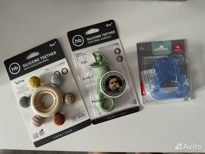 Прорезыватели happy baby новые