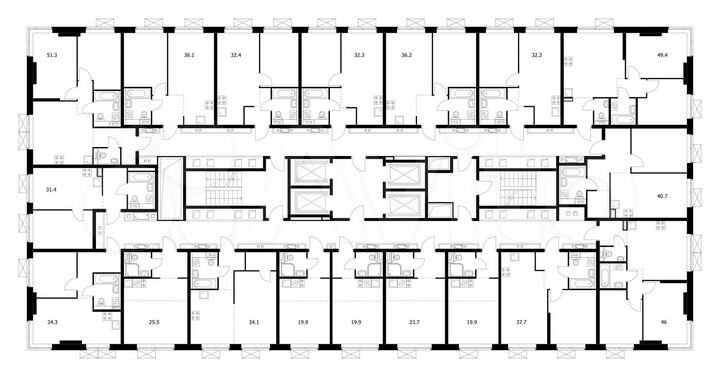1-к. квартира, 31,4 м², 24/33 эт.