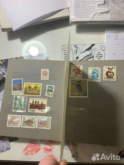Альбом марок дореволюционные, советские и мир