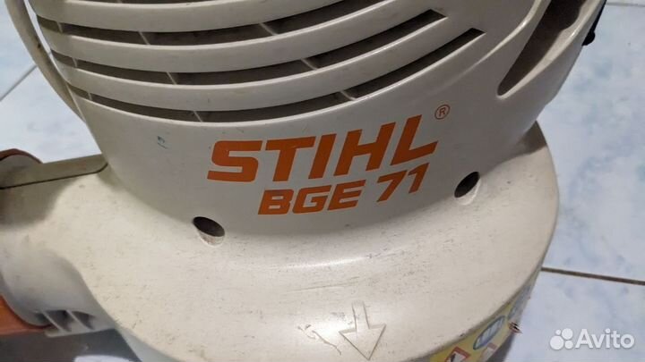 Электрический садовый пылесос stihl BGE 71