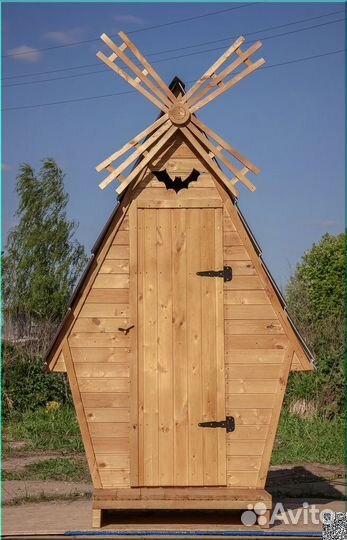 Дачный туалет с установкой SKU009