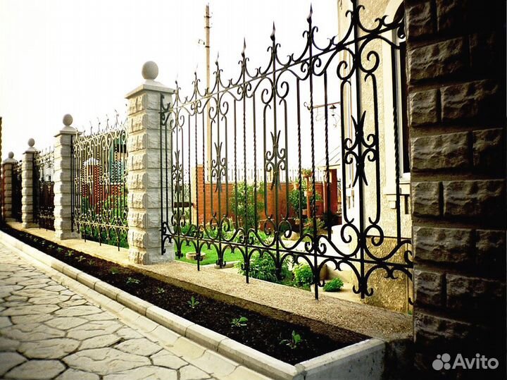 H2Заборы кованные 2D на заказ 1м/h2 p/p pstr